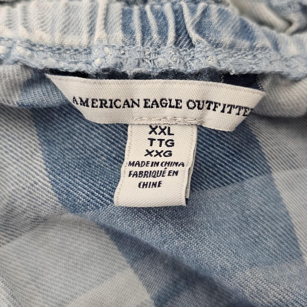American eagle blue plaid mini skirt - Picture 3 of 3